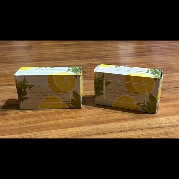 Shugar SoapWorks Plant Based Scented Bar Soap Oatmeal & Verbena (2) New - Picture 10 of 10